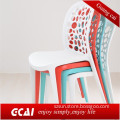 Beautiful design low cost armless white plastic chair